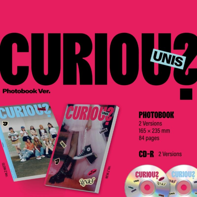 Unis   Curious   1st Single Album  Photobook Ver. 
