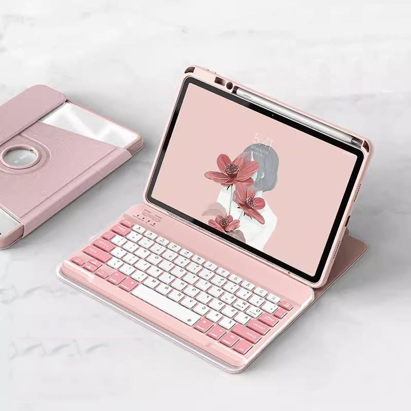 Tastaturhülle mit Stifthalter für Samsung Galaxy Tab A11 Plus 11" S11 X730 S9 S7 S8 A9 Plus S10 Lite Drehbarer Deckel Funda
