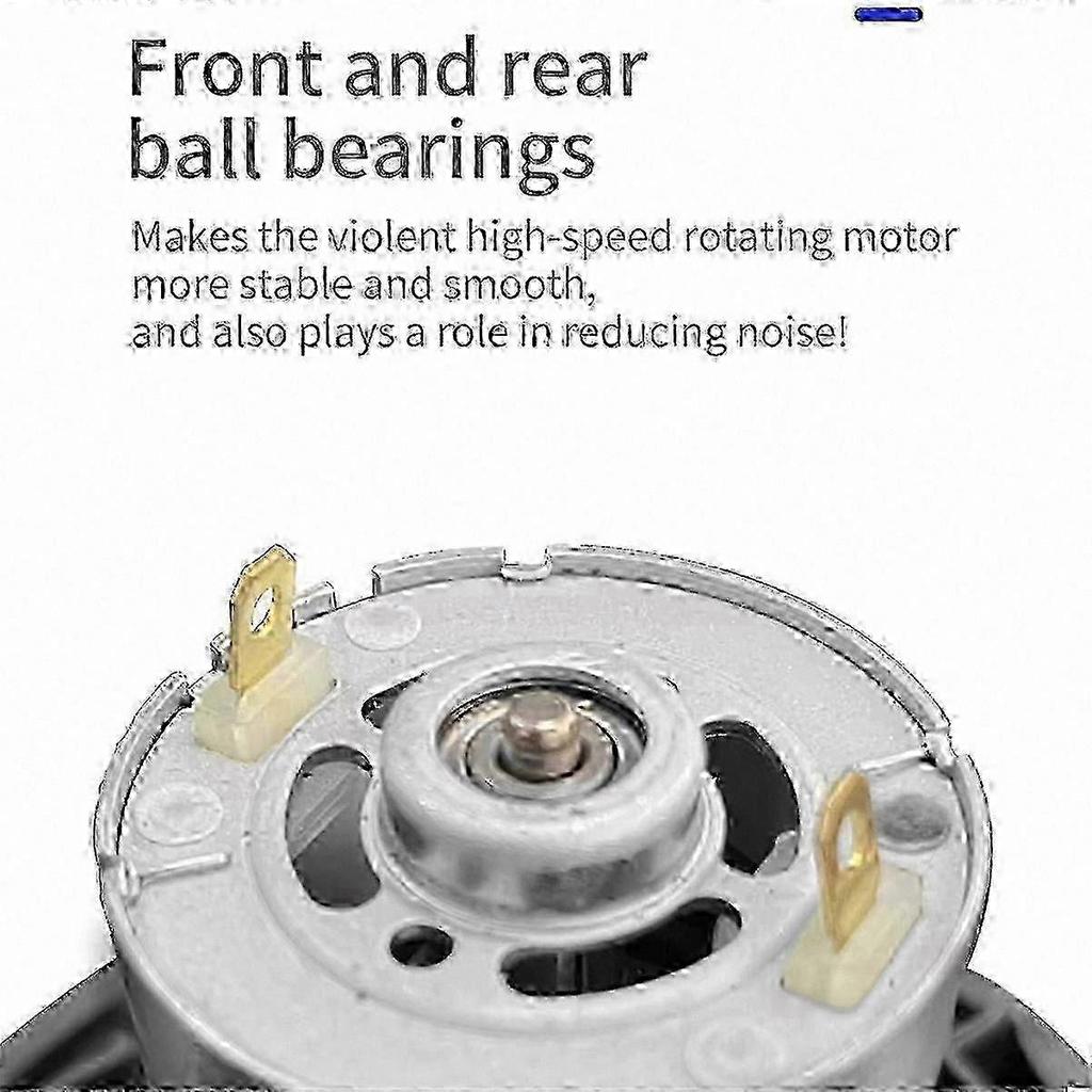 150W 545 DC Motor with Driver & Ball Bearings for Vacuum Cleaners, Efficient Blower