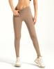 Women's Elastic Nude Feel Peach Hip-lifting Yoga Pants – Solid Color, Tight Fit