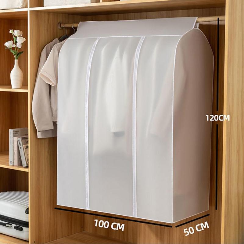 Tridimensională de uz casnic haine praf capac garderobă haine praf organizator sac translucid haine depozitare agățat sac