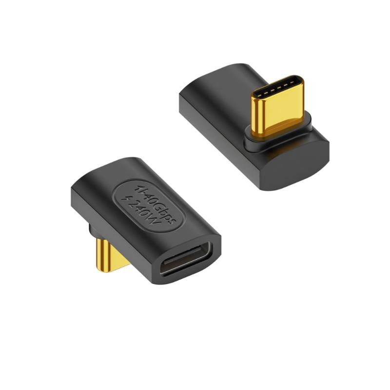 High-Speed USB C Male To Female Extender Adapter Connector 240w High-Speed Charging and 40Gbps Data Transmission