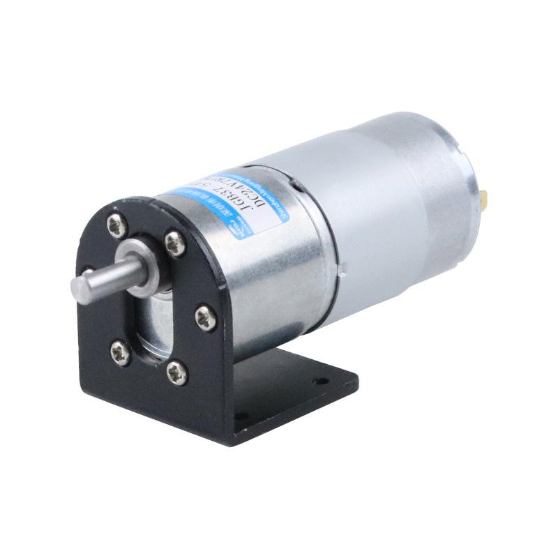 37mm 12/24V Mini DC Geared Motor with 545 Brushed Low-Speed Reducer