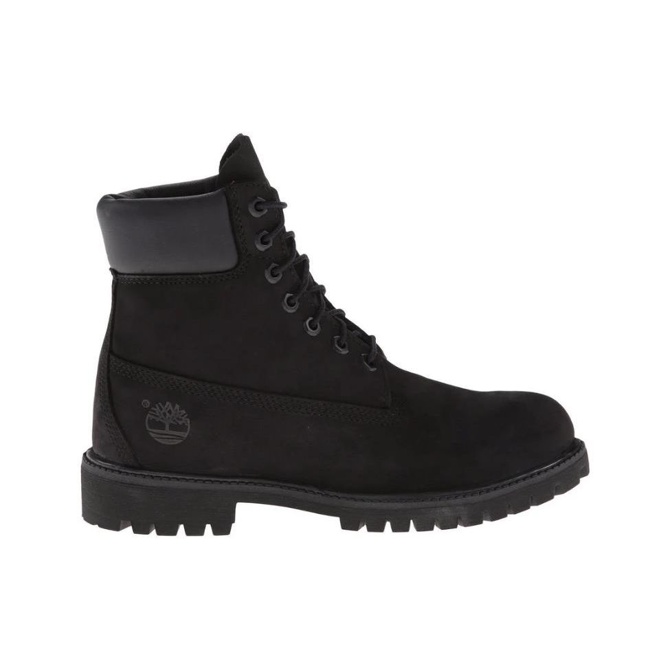 Timberland 6 Inch Premium Waterproof Boots Women Boots Black Black-Nubuck TB08658A