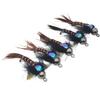 Professional Grade Fly Fishing Lures Baits With Metal Head For Depth Control And Movement Pack of 6