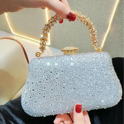 Exquisite Strass-Abend-Clutch für Damen