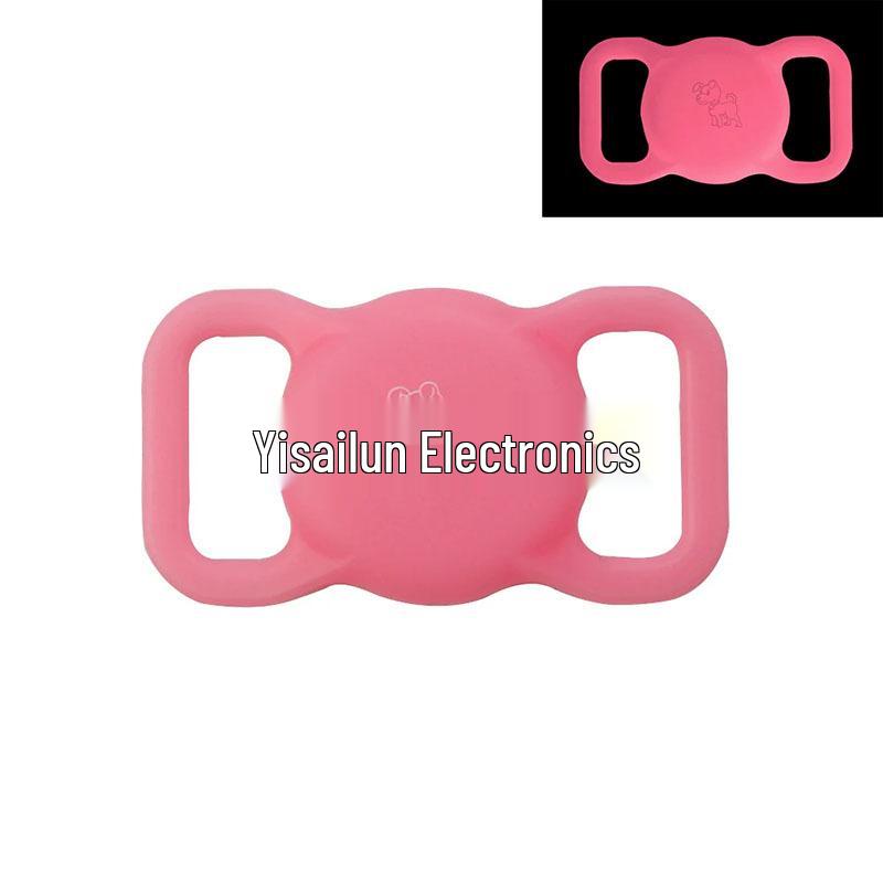 Pet Collar Silicone Sleeve for Apple AirTag - Anti-Lost Protective Case for Cats and Dogs