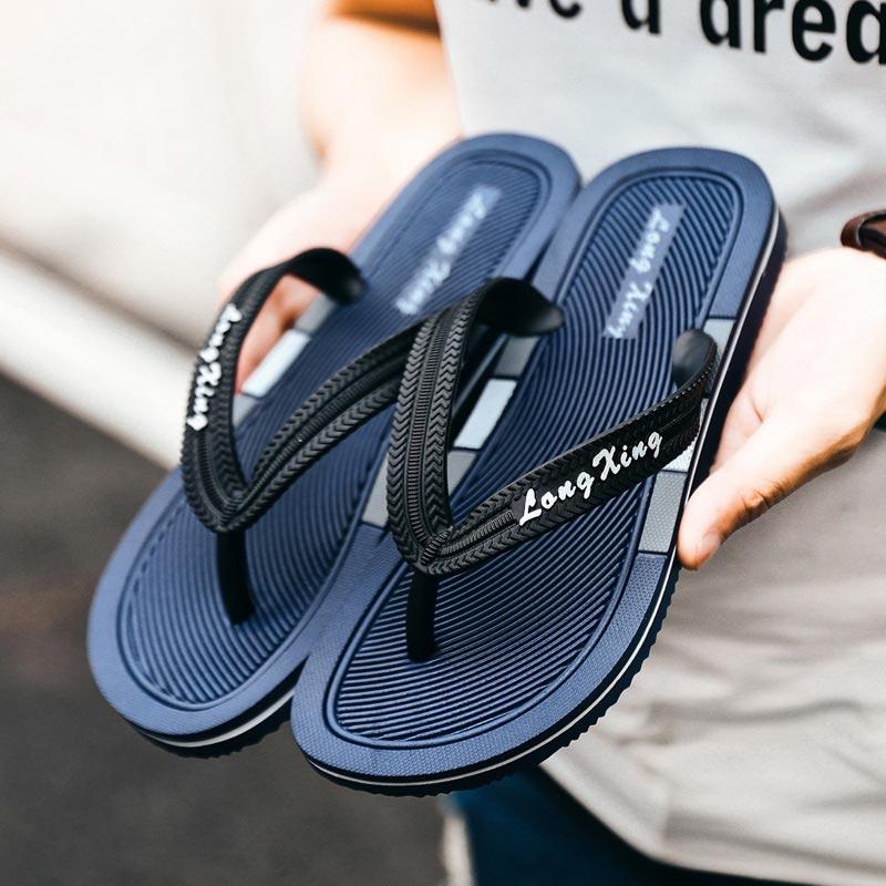 Summer Fashion Men Flip Flop Outdoor Male Sandals Shoes High Quality Flat Anti-skidding Slide Casual Slippers Wholesale Dropship