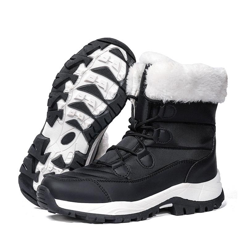 2025 Women's High-top Winter Snow Boots - Outdoor Travel Cotton Combat Footwear