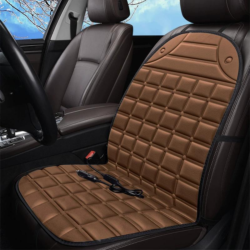

1PC 12V Car Heating Cushion Heated Seat Pad Heater Winter Warmer Winter seat Protector Auto Seat Cushion Pad Winter Mat кавовий