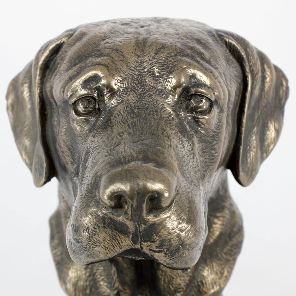 Labrador Retriever - Dog Statue, Bust On Stone Base, Sculpture, Trophy for Dog Show by Art-Dog Brand