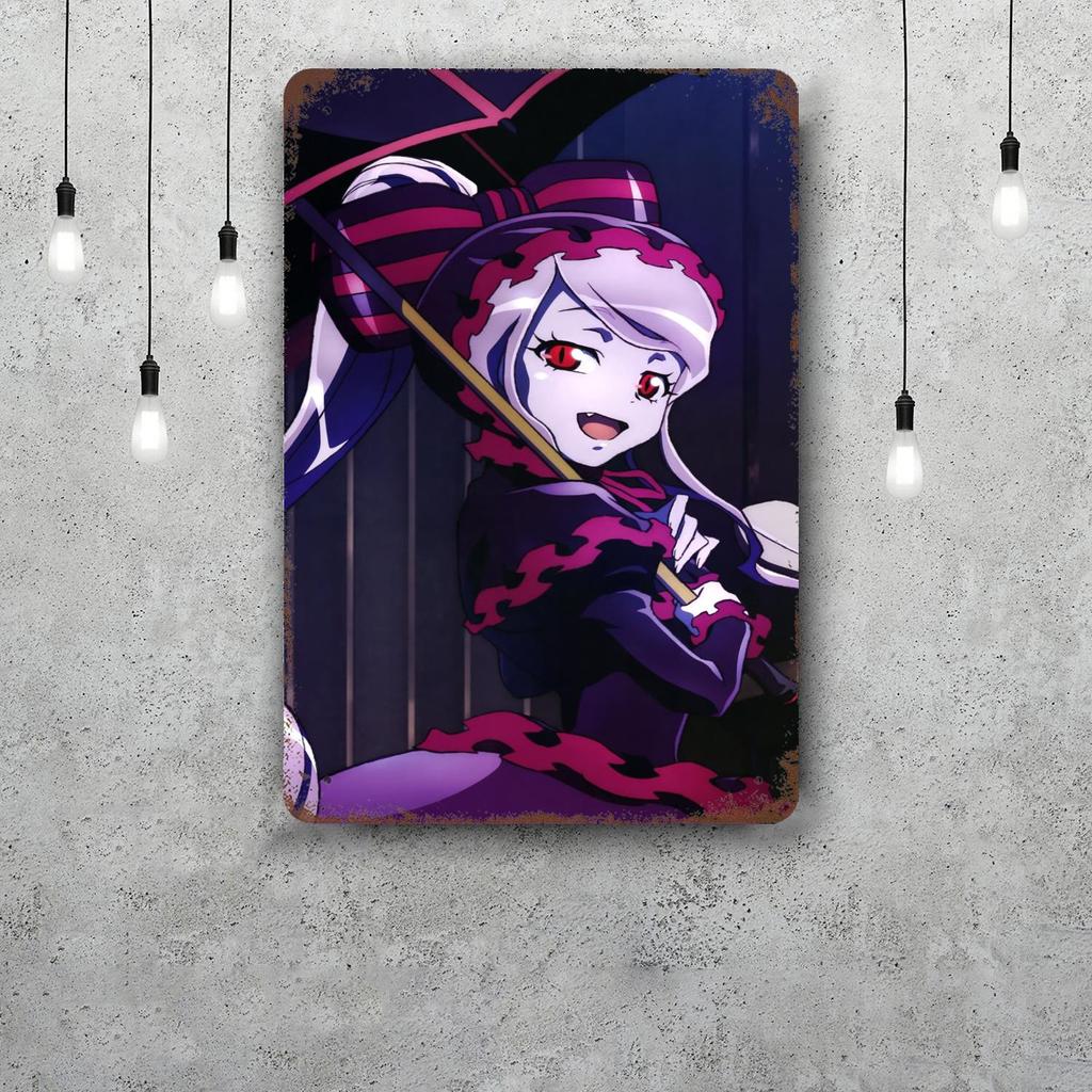 shalltear bloodfallen Decor Vintage Metal Signs Tin Signs Captain Poster Decor for Bar Pub Club Man Cave Wall Decoration