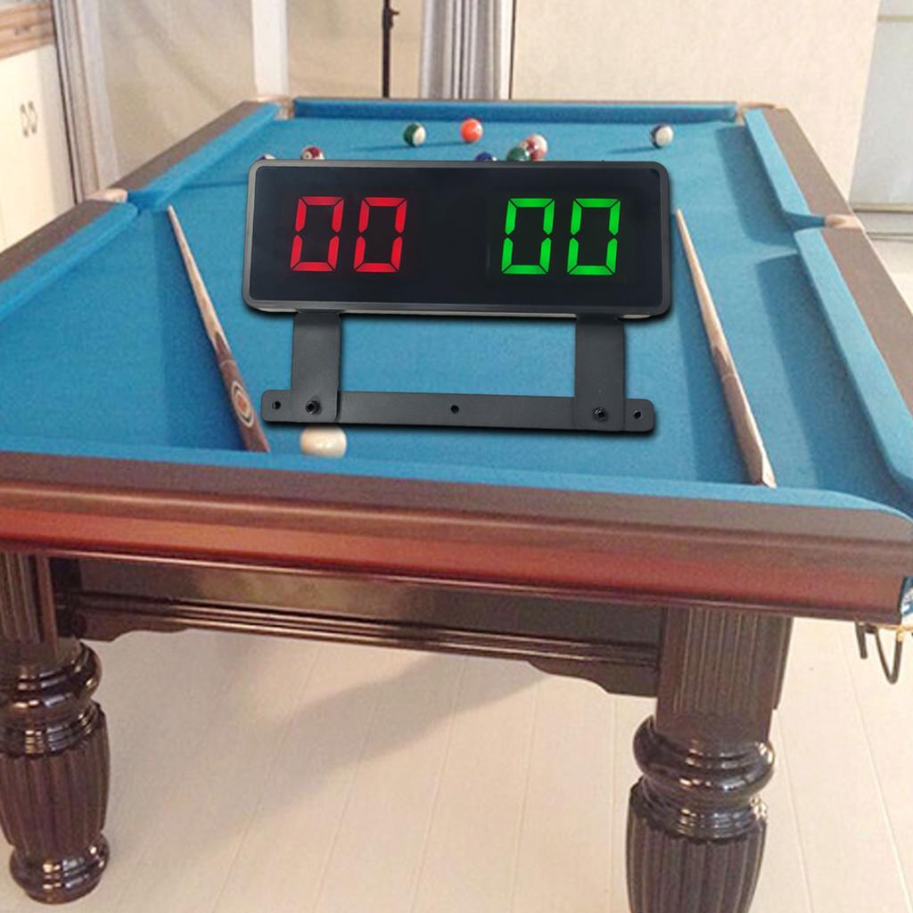 Elektronická výsledková tabule na kulečník Přenosný zapisovač skóre Profesionální Lehká Digitální výsledková tabule Snadno použitelná Pevná