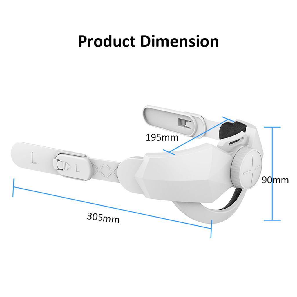 Replacement for Oculus Quest 2 Comfortable Replacement Head Strap VR Accessories Lightweight Headband for Virtual