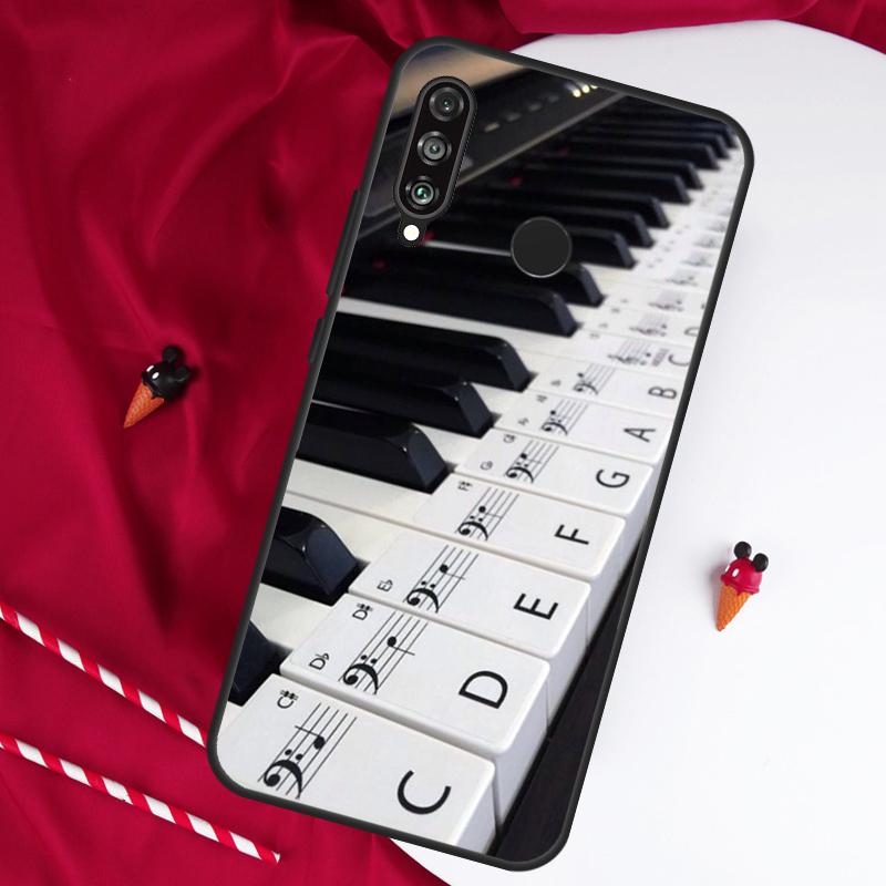 Klaviertasten Musikalisch Für Huawei Nova Y61 Y91 Y90 Y70 Y60 Y72 12s 12i 11i 7i 8i 9 10 SE P60 Pro P30 P40 Lite Hülle