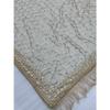 Hochwertiger Saree mit Schmetterlingsnetz-Stickerei