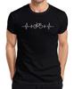 Bicycle Heartbeat Ecg Bicycle Love Pulse Cyclist Road Bike Biker Unisexs TShirt