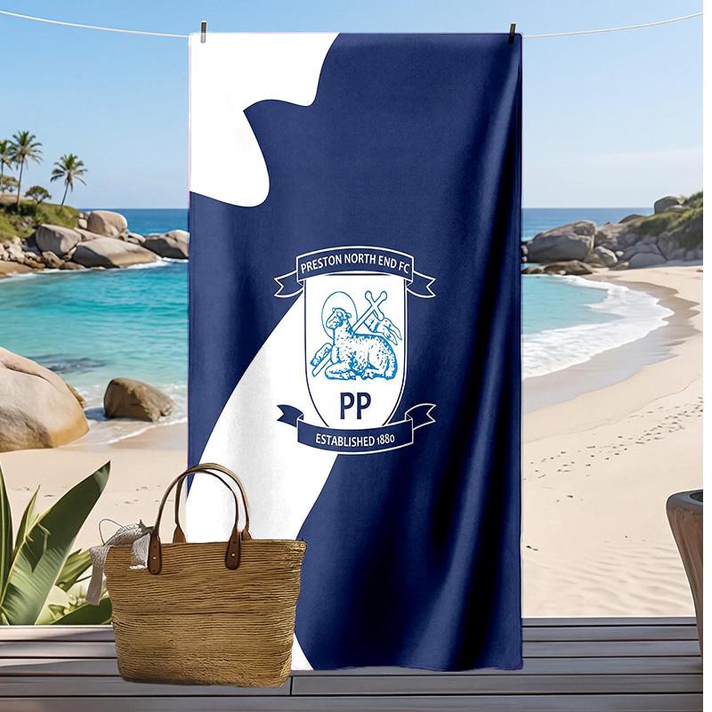 Queens Park Rangers Fußball Druck Strandtuch, Großes Weiches Schnelltrocknendes Handtuch für Strand Camping Schwimmen