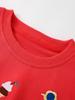 26-Year Autumn/Winter Strawberry Ice Cream Embroidered Lace Baby Sweatshirt, Long Sleeve, Round Neck