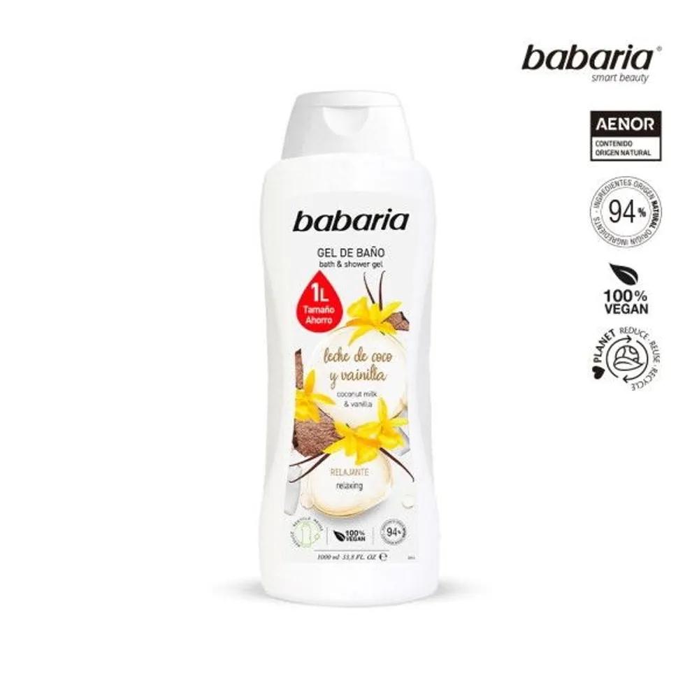 [babaria] Кокос и Ваниль Расслабляющий Гель для Ванны и Душа 1000 мл