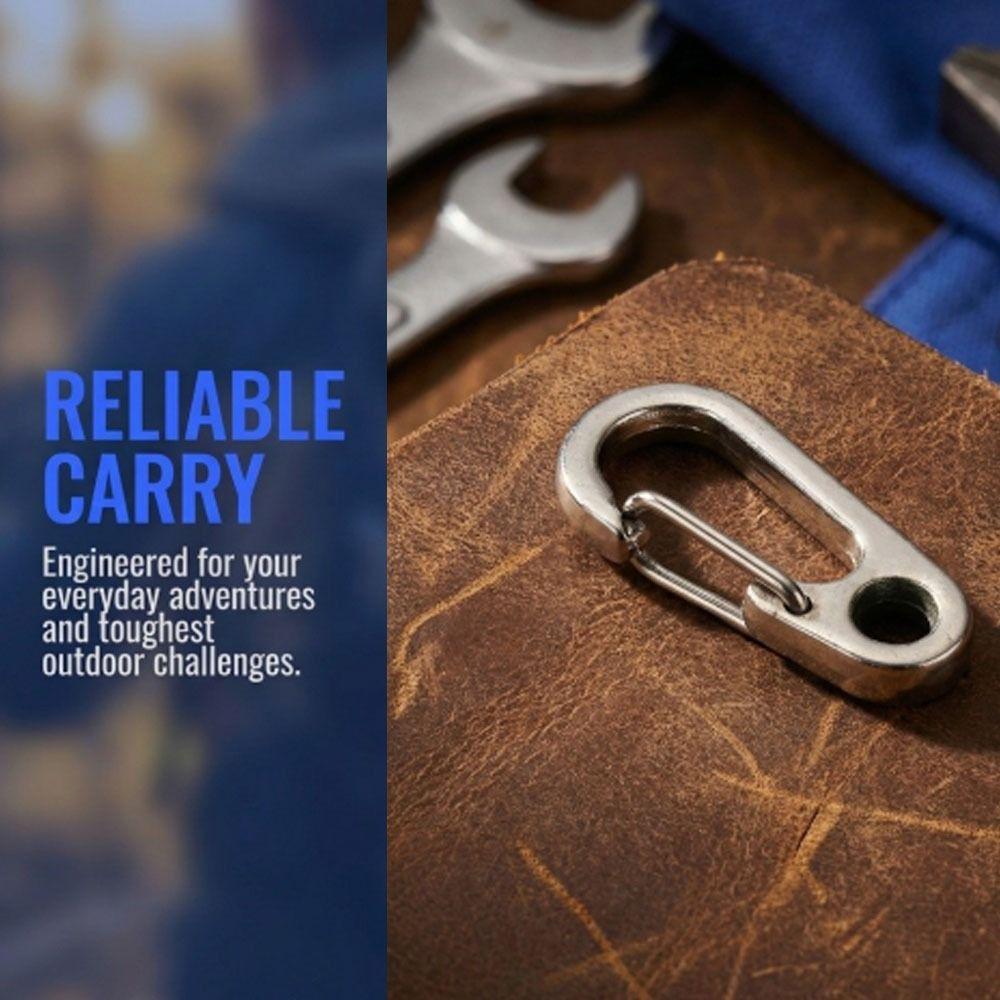 30 Pcs Mini Carabiner Hook Heavy Duty Quick Release Hook Keychain Buckle  Backpack Accessories