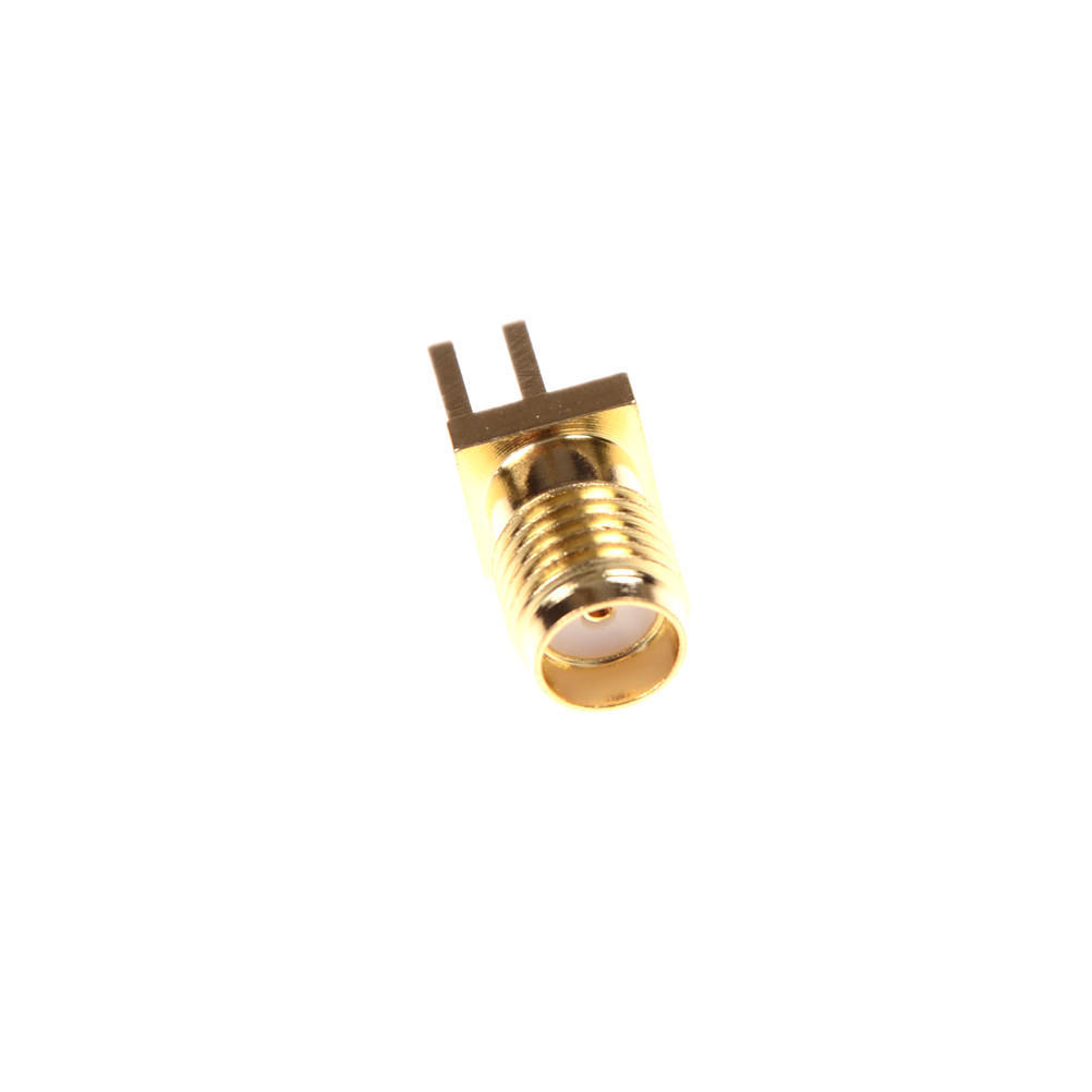 10Pcs Sma Female Jack Pcb Edge Mount Solder 0.062'' Rf Adapter Connector