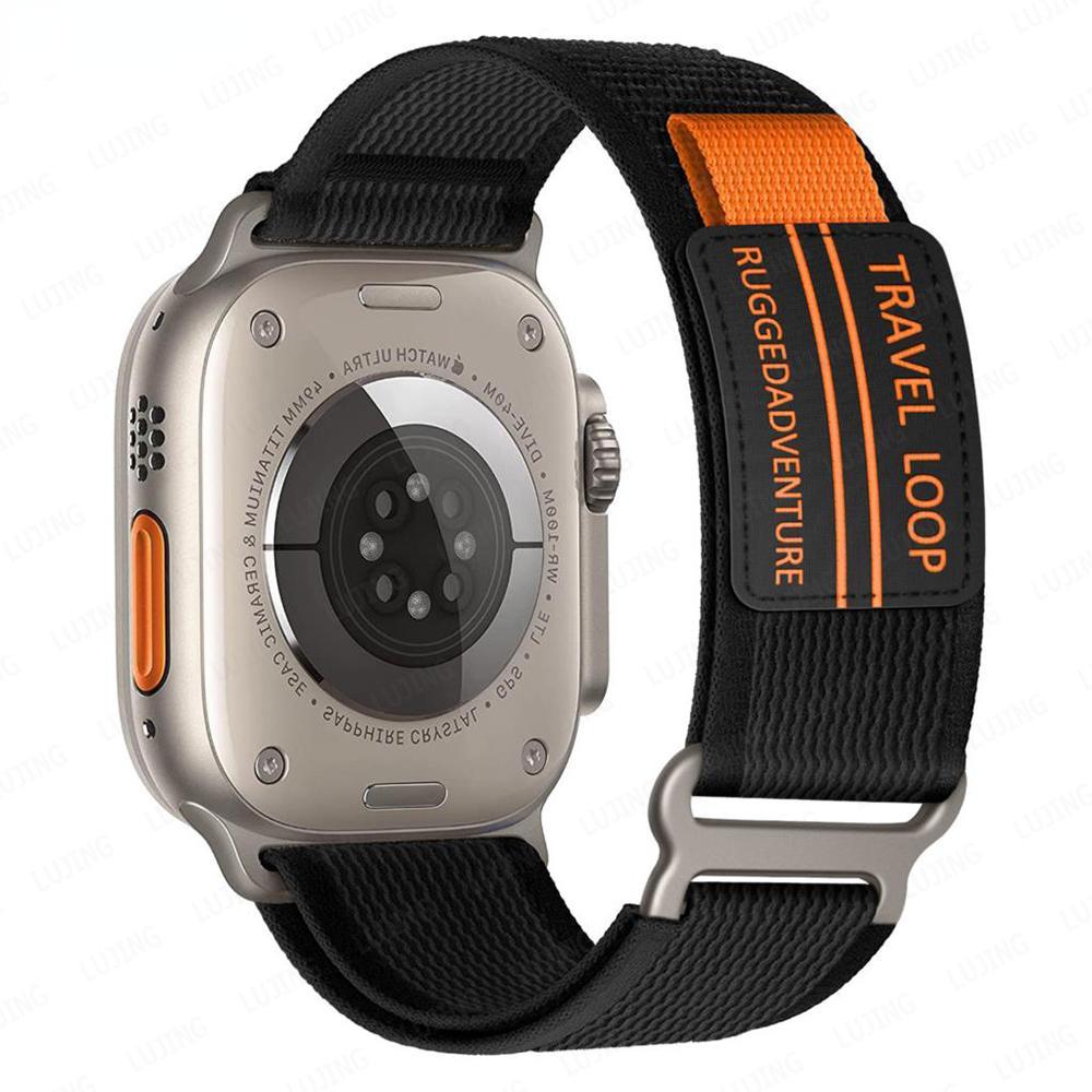 Opaska z pętlą szlakową do zegarka Apple seria Ultra 8 7 6 5 4 3 pasek do zegarka se bransoletka z paskiem pasek iWatch 44/45/40/49/41/38/42 mm