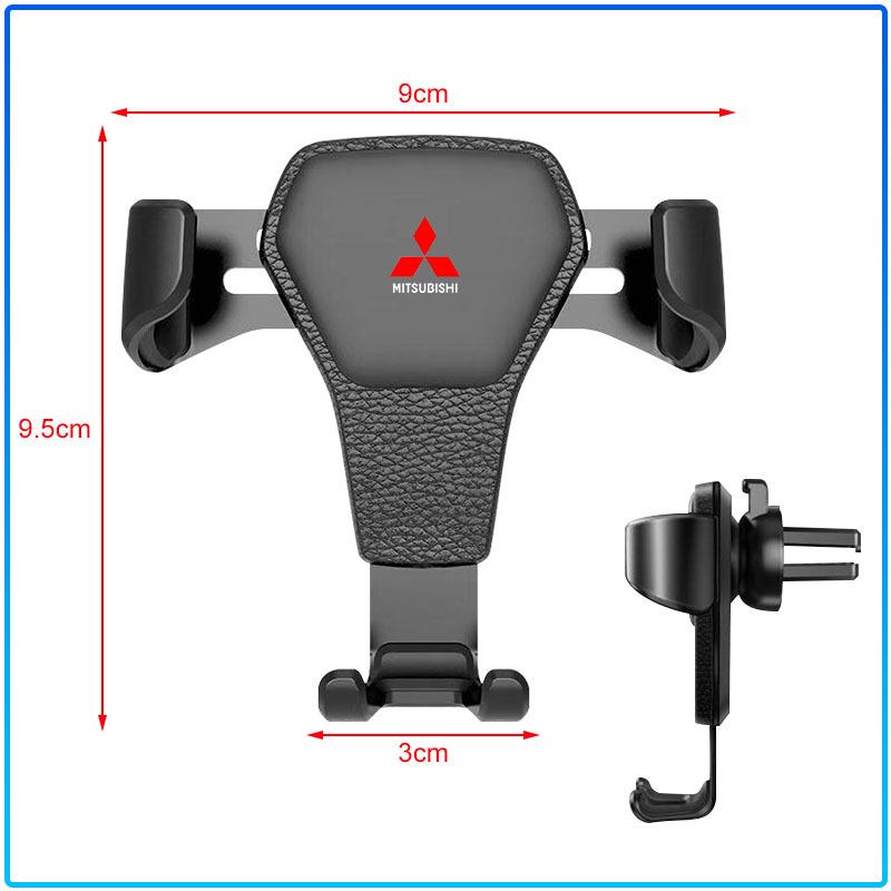 Grawitacyjny Uchwyt na Telefon do Samochodu Klips Powietrzny Stojak Akcesoria Do Mitsubishi Lancer Lancer ASX Outlander 2 3 Pajero Mirage exzos Pajero 4