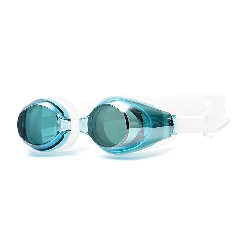 Hochauflösende Schwimmbrille für Erwachsene, wasserdicht, beschlagfrei, flache Schwimmbrille für Herren und Damen, Schwimmbrille und Ausrüstung