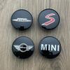 4pcs-54mm for BMW MINI works S One Countryman R54 R55 R56 R57 R58 R60 R61 Car emblem Wheel Center Hub Cap wheel Badge covers