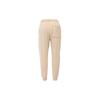 Vintage Solid Color Elastic Cuff Fleece Lined Lace Up Knitted Sweatpants Men's Brown FN6357-244