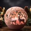 4Pcs Christmas Theme Candle Molds for Candle Soap Plaster Decoration Room Ornaments Christmas Decoration Resin Craft