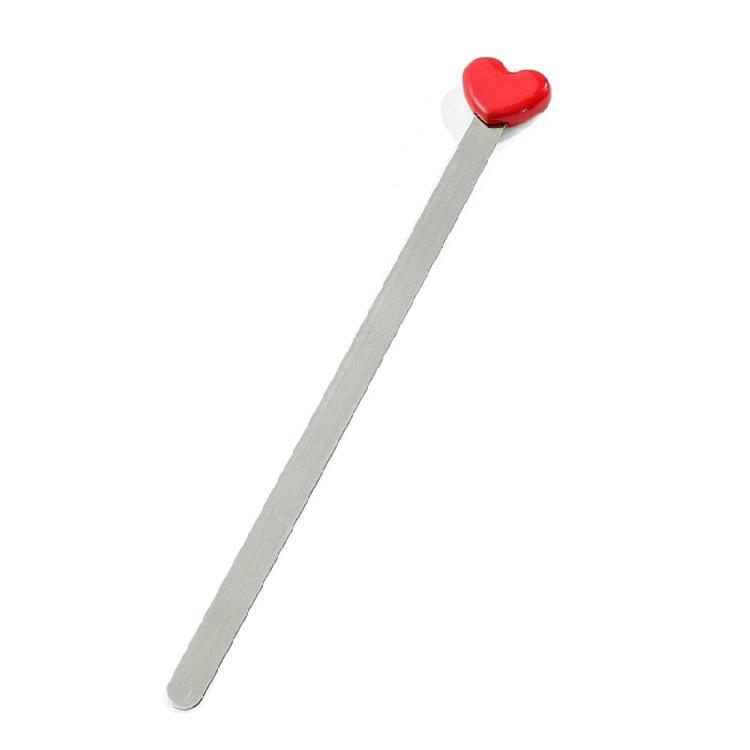 Stainless Steel Heart Shaped Bookmarks Safe for Children Students Teachers Reading Accessories Gift for Book Lovers