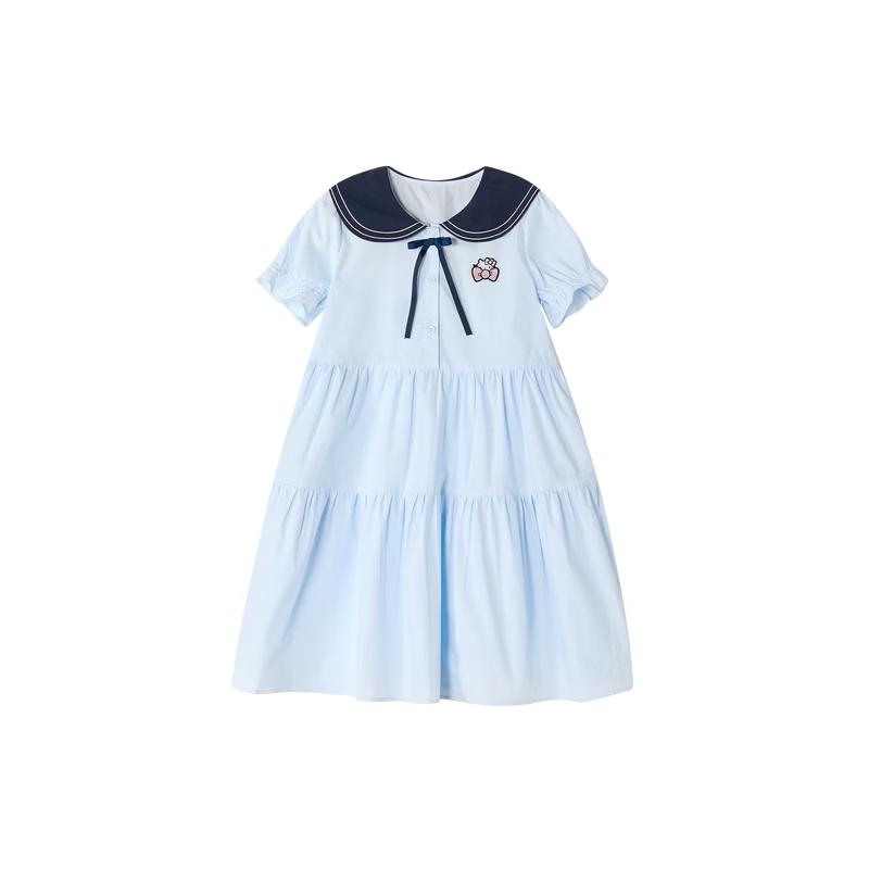 

Deesha Girls Sailor Collar Princess Dress 160