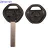 Jingyuqin, carcasă cheie goală cu cip transponder, pentru BMW Seria 3, 5, 6, x3, x5, z4, z8, e36, e34, e38, e39, cu lamă HU92