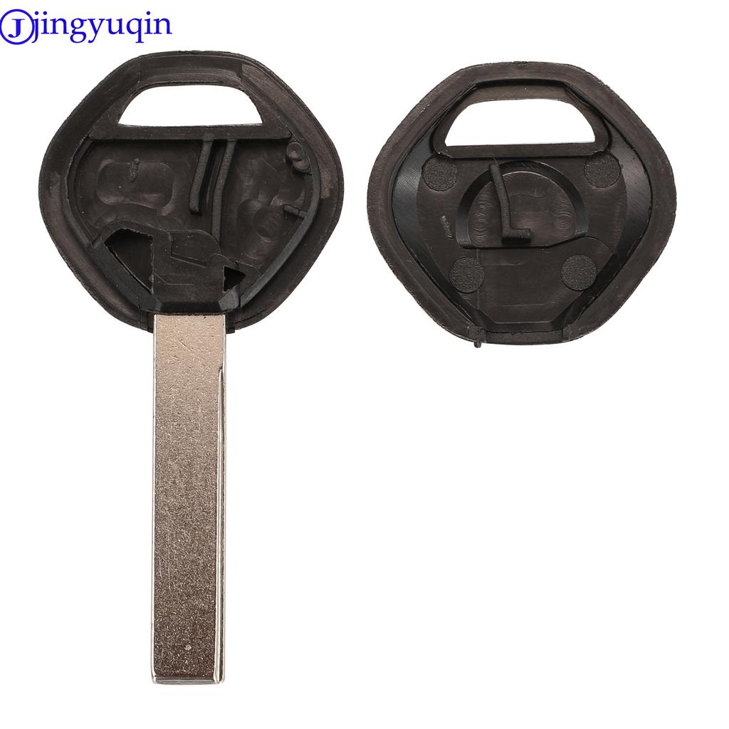 Jingyuqin, carcasă cheie goală cu cip transponder, pentru BMW Seria 3, 5, 6, x3, x5, z4, z8, e36, e34, e38, e39, cu lamă HU92