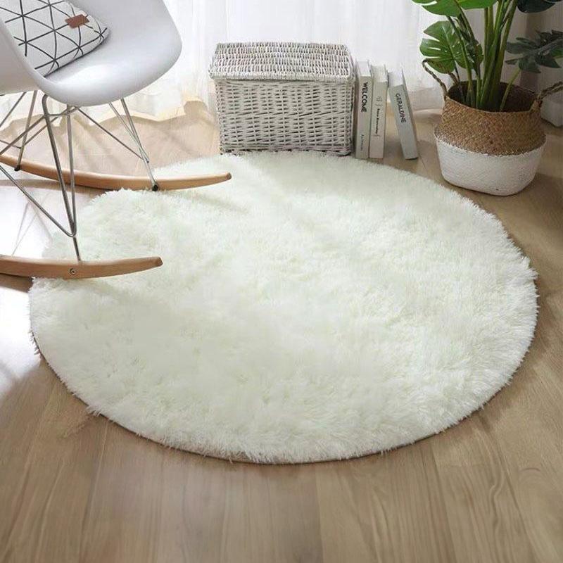 Round Carpet for Bedroom, Living Room, Chair, or Cloakroom