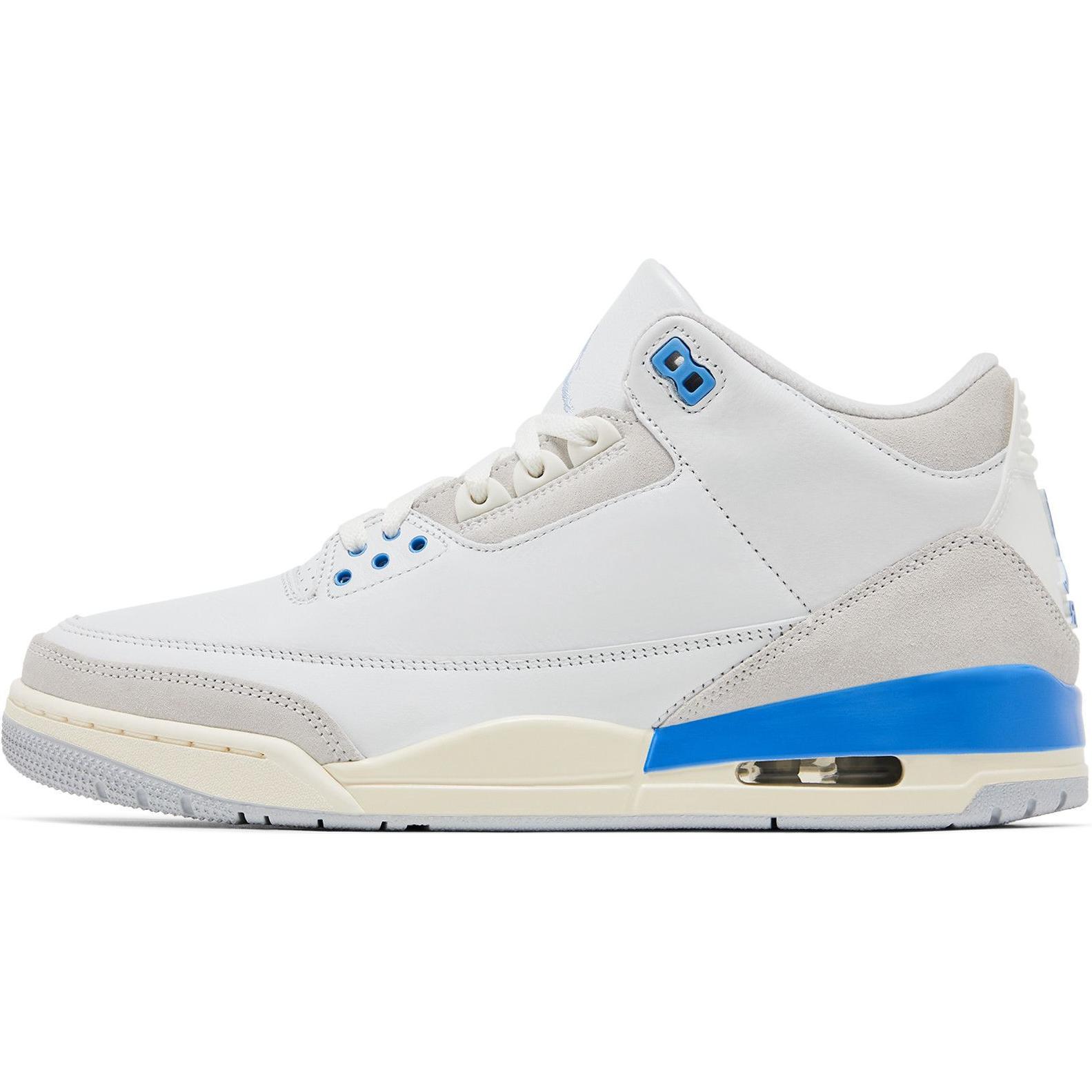

Кроссовки Air Jordan 3 Retro PS Lucky Shorts Kids Sneakers White Summit-White Hydrogen-Blue DM0966-101 35