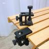 Aluminum Alloy Camping Light Desk Clamp Holder for Outdoor Fishing Live Streaming Desktop Mount Bracket Accessory