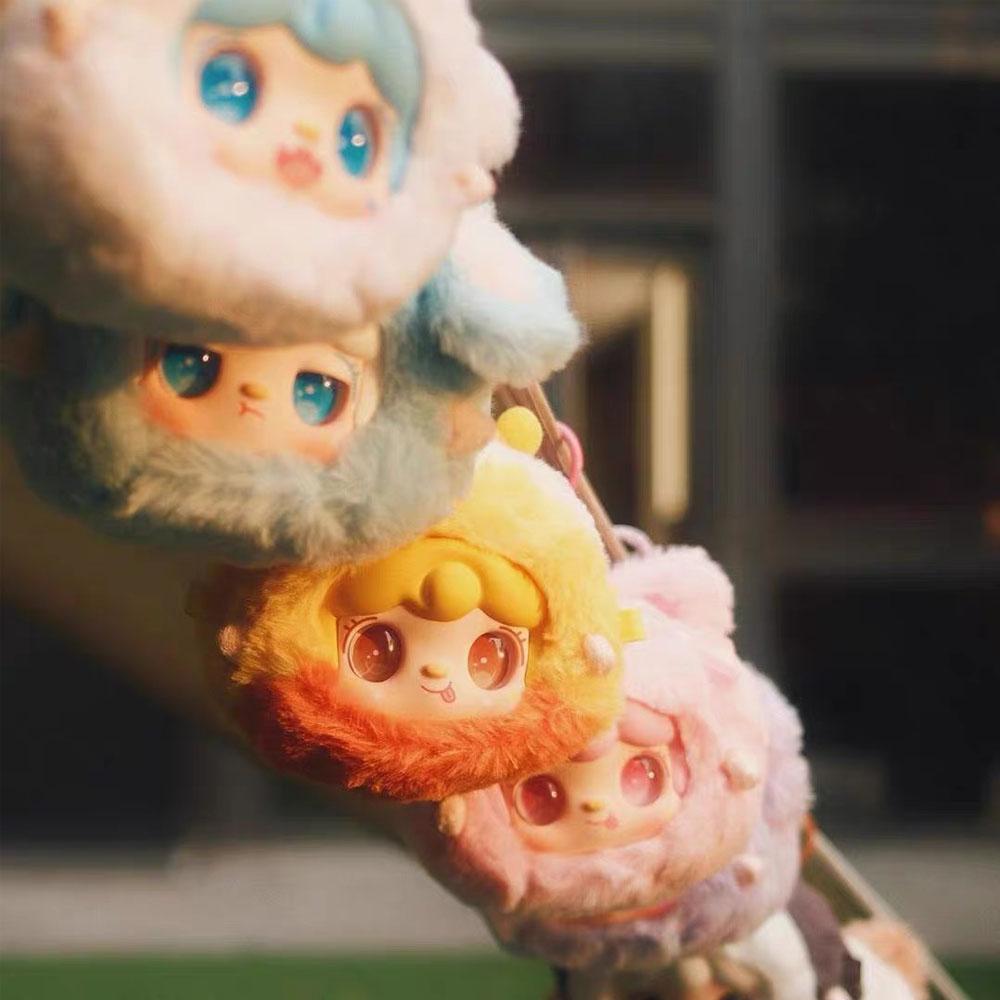 Nuova Yooki V6 Mini Peluche Baby Oceano Scatola Cieca Figura Anime Carina Ciondolo Regalo Misterioso Casuale 1 pz