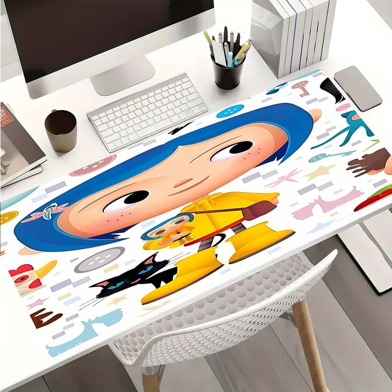 Coraline Mouse Pad - Kaymaz Kauçuk Taban, İş, Oyun, Ofis ve Ev Kullanımı İçin Pürüzsüz Yüzey, Masaüstü Mouse Pad