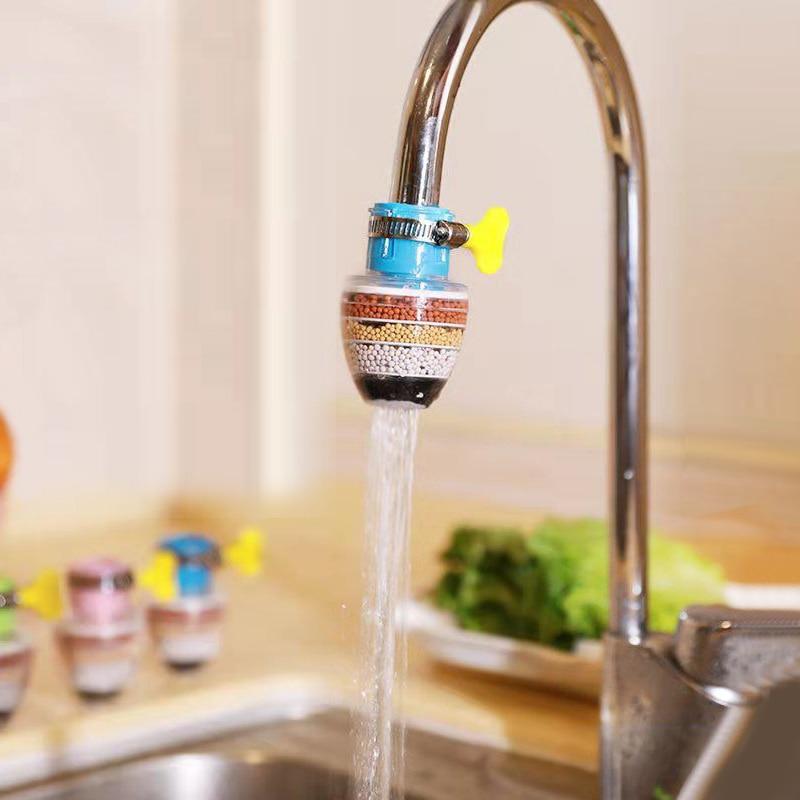Purifier Tap Filter Water Saving Kitchen Faucet Bubbler Activated Carbon Filtration Shower Head Nozzle Cleaning Filter