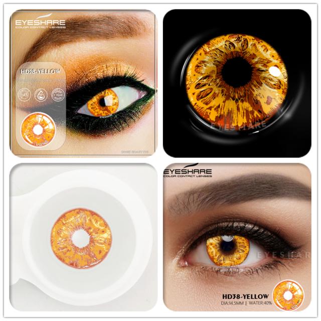 Eyeshare Cosplay Farbkontaktlinsen für Augen Ayy-Serie Kontakt-Make-up Sharingan Beauty Rote Kontaktlinsen Augenkosmetik Farblinsenaugen