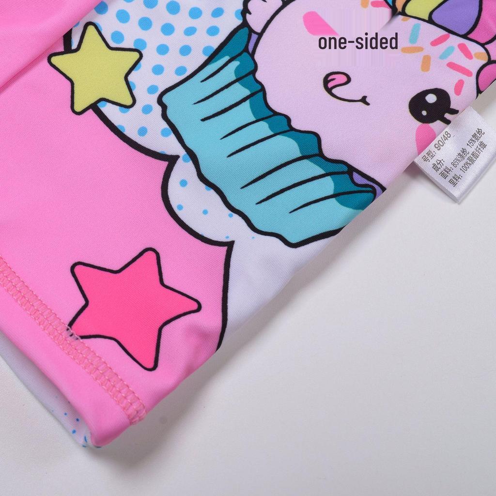 2025 Kleinkind Mädchen Einhorn Schnelltrocknender Einteiliger Badeanzug