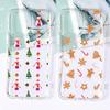 Luxury Cartoon Christmas Clear Phone Cases for IPhone 7 16 11 12 13 14 15 PRO MAX PLUS XSMAX MINI XR X Simple Santa Clear Case