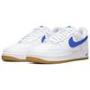 Nike Air Force 1 Low Color of the Month - Weiß Königsblau Unisex Sneaker Varsity-Royal Gummi-Gelb DJ3911-101