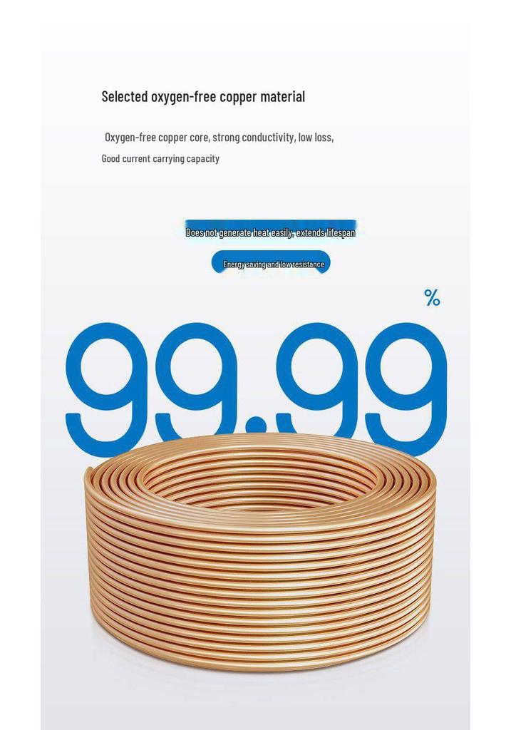 Hentong Optoelectronics Pure Copper Single Core BVR/BV Wire - 1, 1.5, 2.5, 4 Sq Mm.