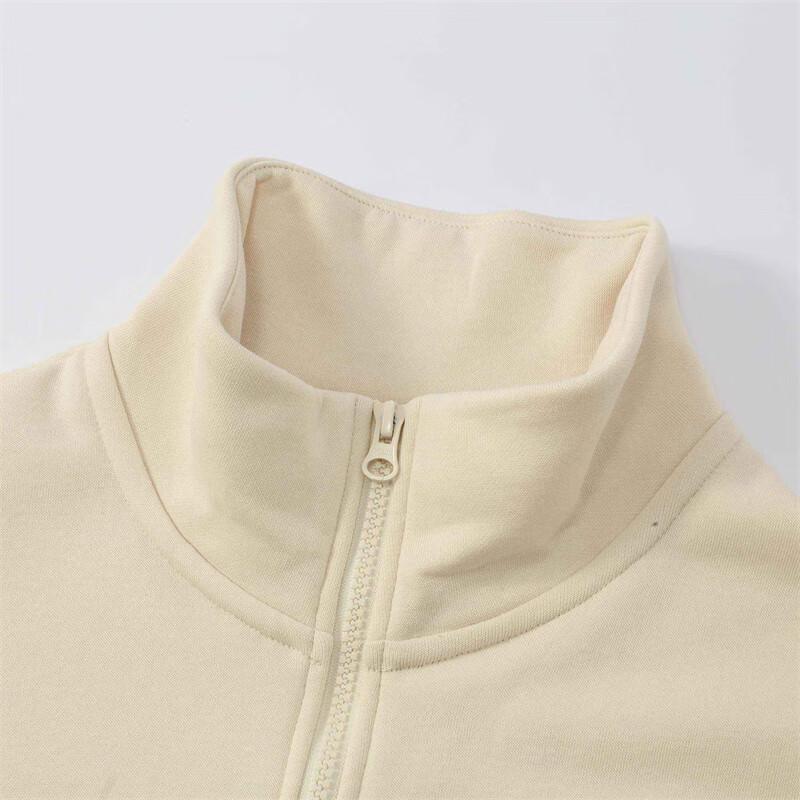 Puma Retro Sports Casual Stand Collar Pullover Long Sleeve Sweatshirt Unisex sweatshirt Snow-White 632293-87