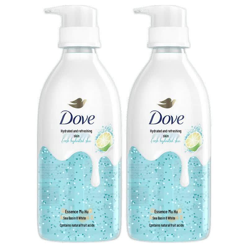 Dove Glacier Sea Salt  White Grapefruit Shower Gel