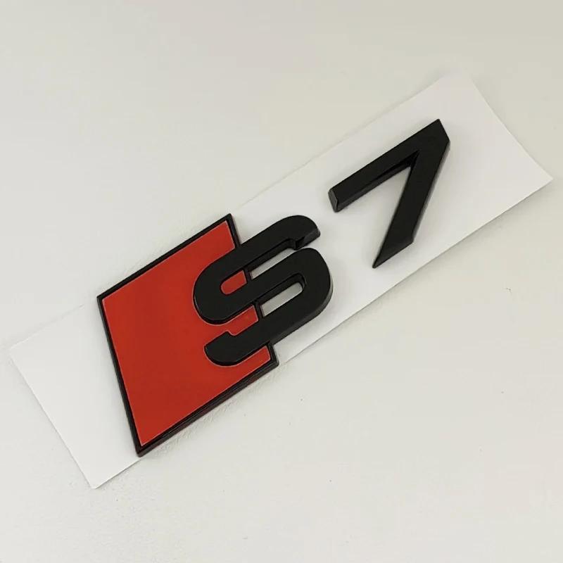 2026 3D ABS Chrome Black Emblem Car Trunk Badge Sticker For Audi 8Y 8P 8V B6 B8 B9 8T C4 C6 C7 C8 S3 S4 S5 S6 S7 S8 Accessories